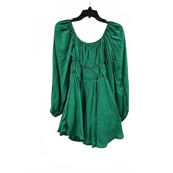 NWT Princess Polly Halton Green Long Sleeve Short Mini Dress- Size 6 - Picture 5 of 9